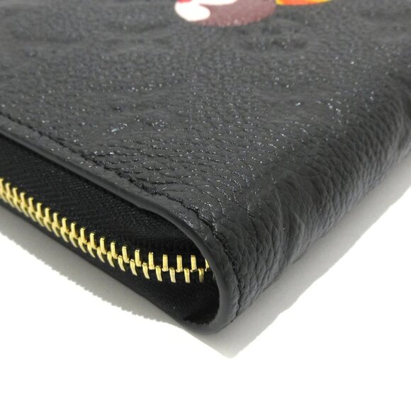 Auth LOUIS VUITTON LV x TM Zippy Wallet M14160 Noir Monogram Panda - Long Wallet - Picture 6 of 12